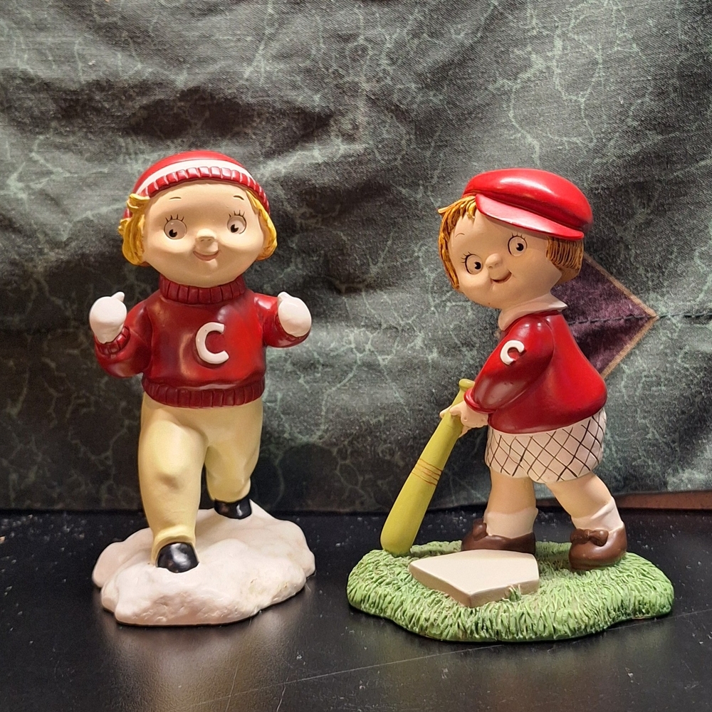 Campbell Soup Kids Winter Fun And Little Slugger By Danbury Mint
